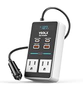 Car Power Inverter, YSOLX 200W Inverter Car Outlet Adapter to Wall Plug with 65W USB-C/48W Dual F...