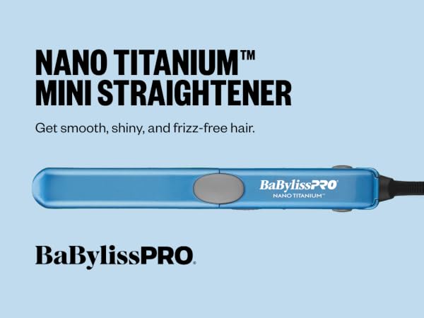 NANO TITANIUM mini hair straightener