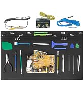 23.6'' x 13.8'' Extra Large Soldering Mat with Wrist Strap 932°F Heat Resistant Large Soldering M...