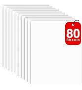 Card Stock Paper 8.5 * 11 Inch White Paper 80 Count