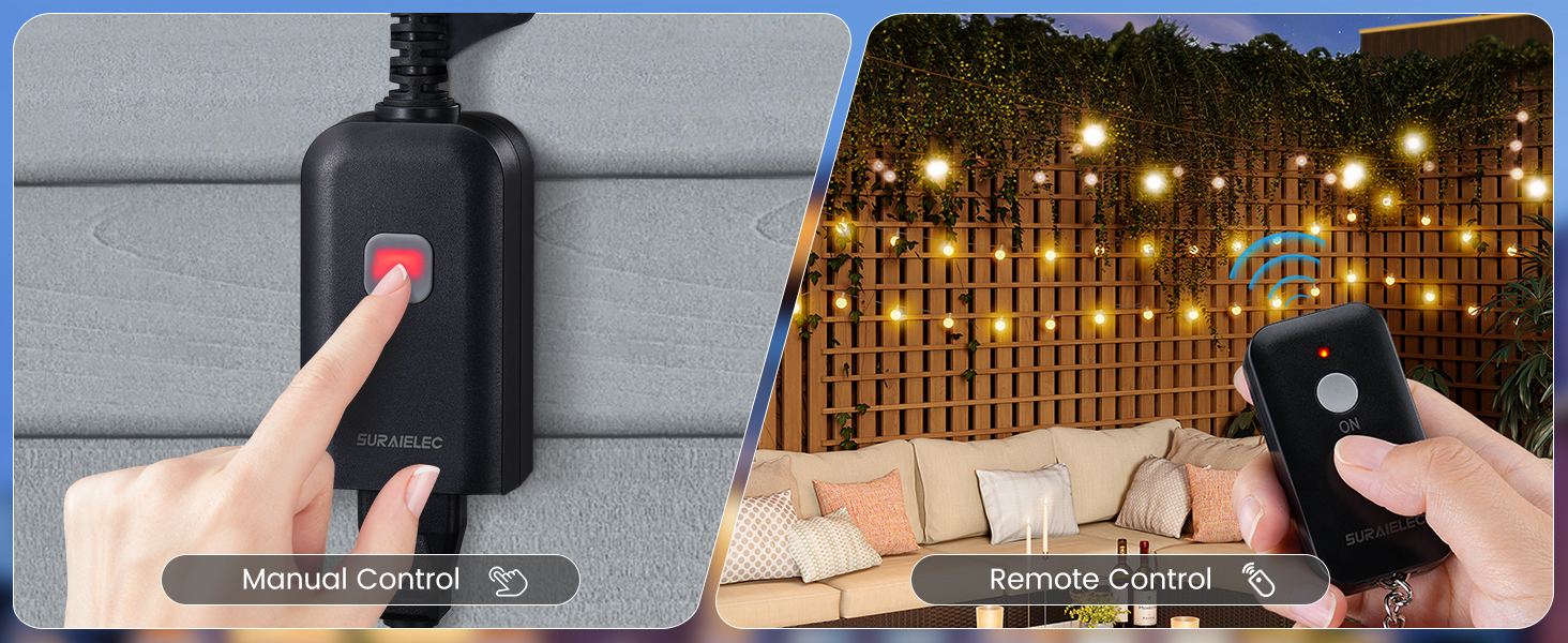 Outdoor Remote Control Outlet