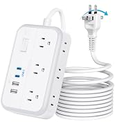 NTONPOWER Extension Cord 15 FT, 1875W Two Prong to Three Prong Outlet Adapter, 1080 Joules Surge ...