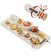 Extra Large Food Warming Mat for Countertop (XXL 36”x16”) - Full-Surface Heating Pad with 4 Temps...