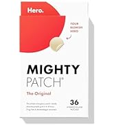 Mighty Patch Original Patch from Hero Cosmetics - #1 Hydrocolloid Acne Pimple Patches for Face, S...