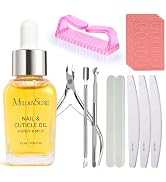 MelodySusie 14PCS Manicure Tools Kit Nail Care Set | Nail File,Cuticle Trimmer and Pusher,Mini Sa...