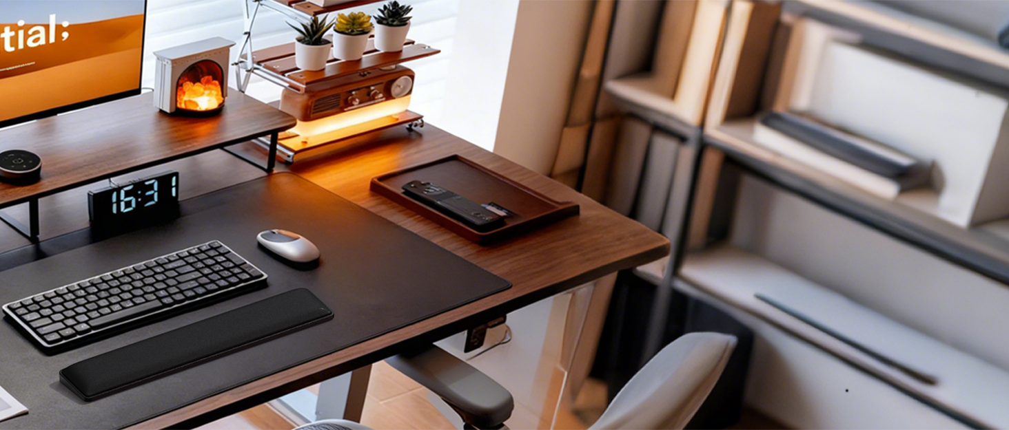 wireless charging mouse pad with wrist rest