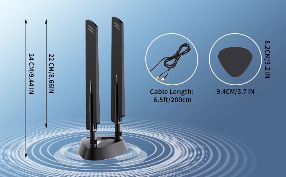 wifi antennas Dimension