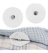 40PCS Duvet Snaps, Duvet Cover Snaps Metal, Duvet Cover Snaps Fasteners White 20 Pairs
