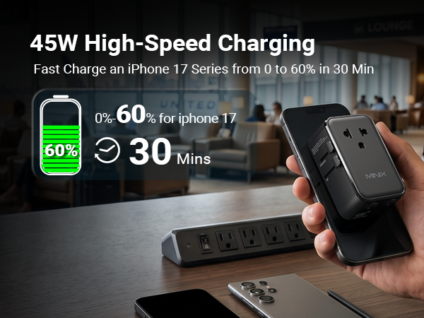 45W Universal Travel Adapter