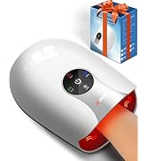 JZBRAIN Hand Massager with Heat and Compression : Cordless Heated Hand and Wrist Massager for Pal...
