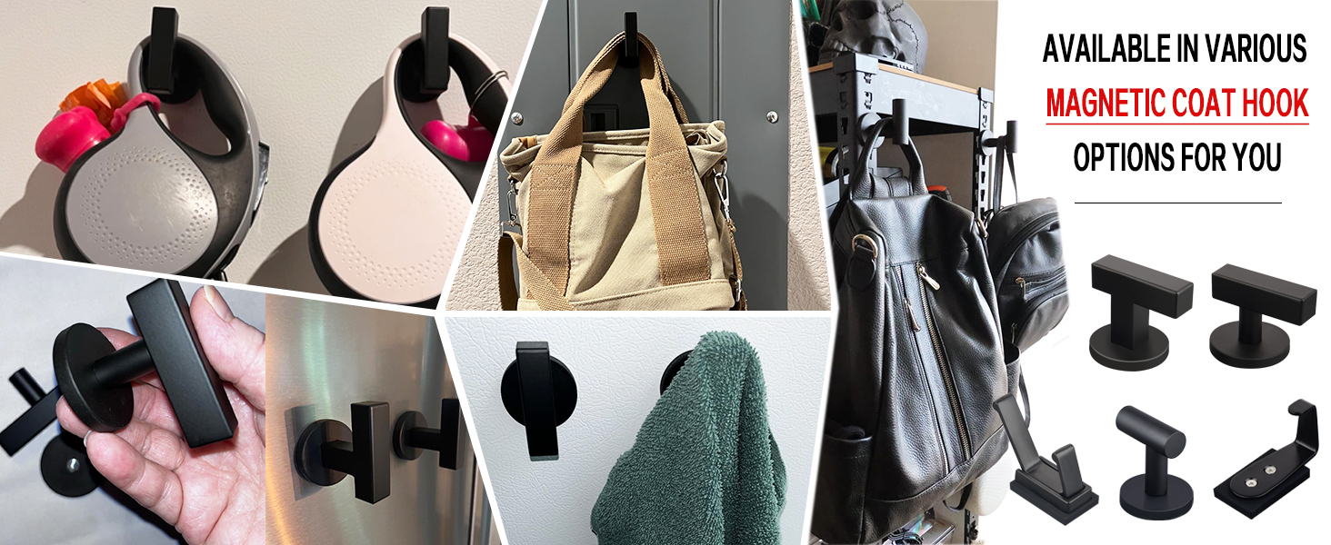 Magnetic Coat Hooks