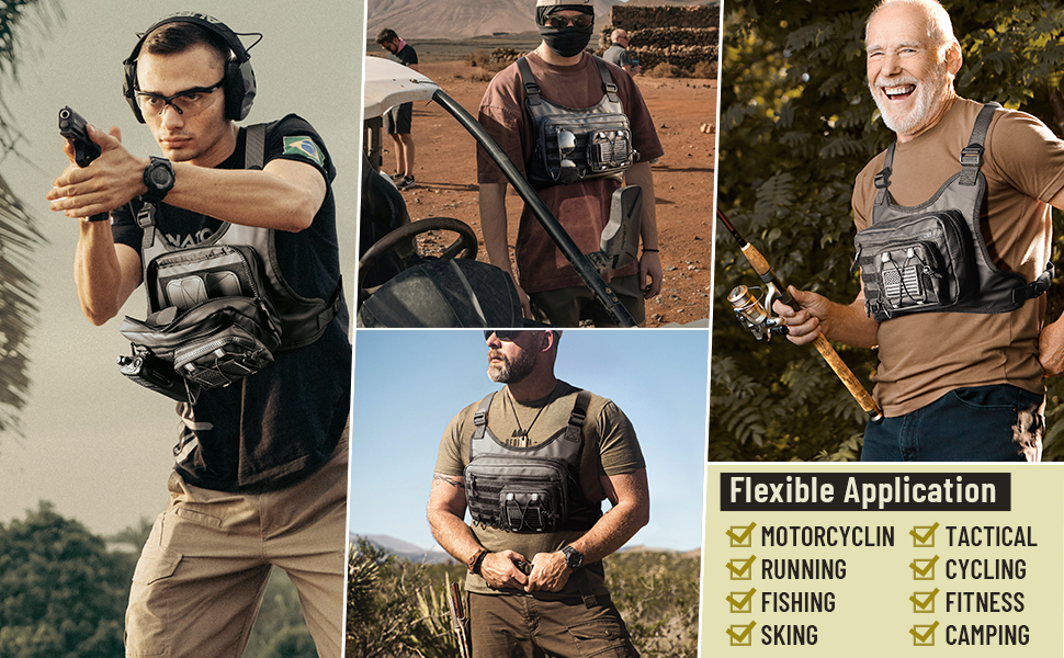 chest pack of tactical cycling fitness camping running fishing