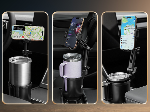 cup holder car phone mount