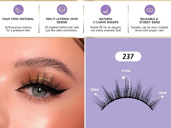 false lashes wispy eye lashes