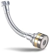 SVHCCBAR Swivel Faucet Aerator,Dual-function Faucet Nozzle 360 Degree Big Angle Rotating Kitchen ...