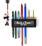 Rack-A-Tiers Finishing Bit Kit - 7 pcs Driver Bit Set, Electrical Bits, Driver and Tapping Bits, ...