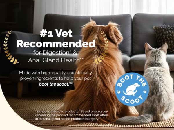 #1 Vet Recommended for Digestion and Anal Gland Health