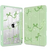 Tuiklol for iPad 10.2 case 2021 Gen 9th Release Built in Pencil Holder - Trifold Stand-Auto Wake/...