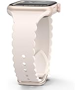 Sunnywoo Lace Sport Silicone Band Compatible with Apple Watch 38mm 40mm 41mm 42mm 44mm 45mm 46mm ...