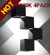 LEDMO Up and Down Exterior Light Sconces Fixture Adjustable Light Beam Outdoor Wall Lights 20W Hi...