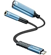 Tisino USB C to 3.5mm Headphone and Charger Adapter, Aux to USB C & 60W PD Charging, HiFi DAC 32b...