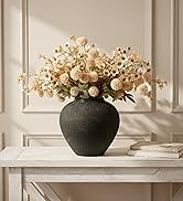 large flower arrangement in vase, floral centerpiece for modern farmhouse decor