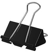2 Inch Extra Large Binder Clips 48 Pack, Jumbo Paper Clips, Big Paper Clamps, Binder Clips Large ...