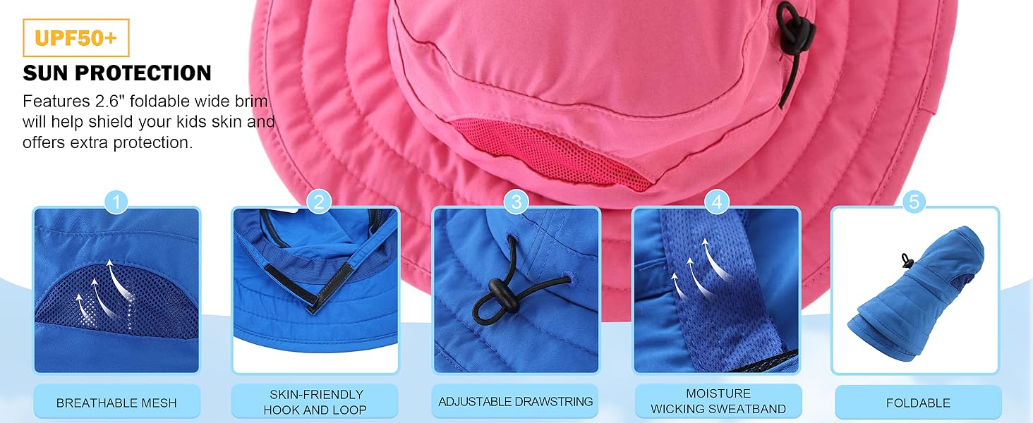 Connectyle kids sun hat