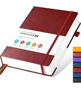 FOCUS DAY Lined Thick Journal Notebook for Writing Women Men, 320 Pages, Medium 5.7 inches x 8.4 ...
