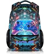Kids Backpacks for Boys, 17" Back to School Gifts for Kids Children 8-12, Personalized Game Bookb...