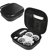 PONYRC Carrying Case for DJI NEO, Portable PU Leather Travel Storage Shoulder Bag for DJI NEO Dro...