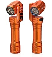 TactEagle Rechargeable Flashlight 1400 Lumen, Dual Light Source (6500K High Lumen + 5000K CRI=95)...