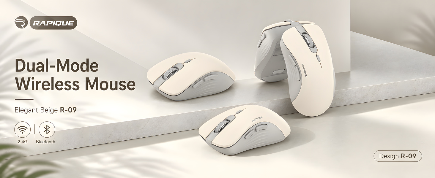 RAPIQUE R09 Bluetooth Wireless Mouse