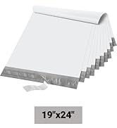 Fuxury Large Poly Mailers 19x24 Inch 100 Pcs,Shipping Bags for Clothing,Waterproof Shipping Envel...