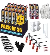 Spray Foam Insulation Kit for Walls & Attic -36 Pack Foam Insulation Spray - 720 Board ft/sq.ft. ...