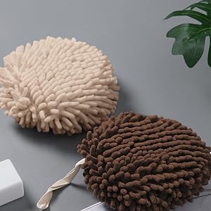 sophie and panda hand towel brown