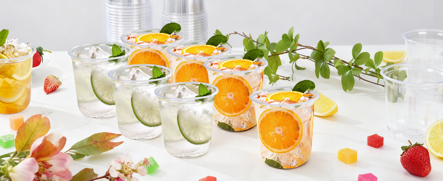 Clear Plastic Cups Disposable Wine Cups