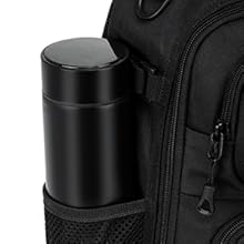 Fishing Sling Pack, Fishing Bag With Rod Holder