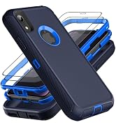 YKHJKLEC for iPhone XR Case, Military Grade 3 in 1 Heavy Duty Shockproof/Drop Proof/Dust Proof Ca...