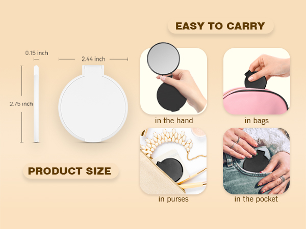 compact mirror