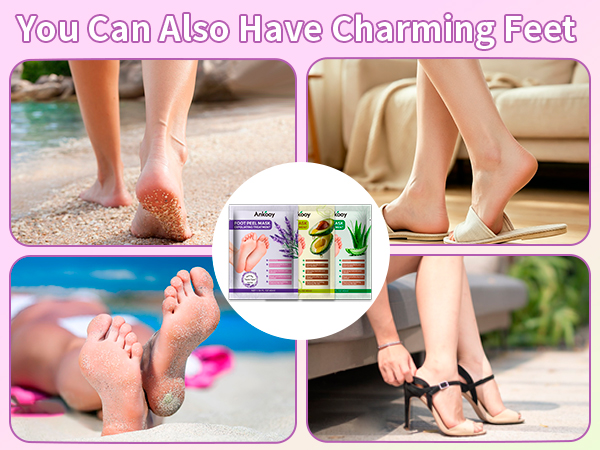 feet peeling mask