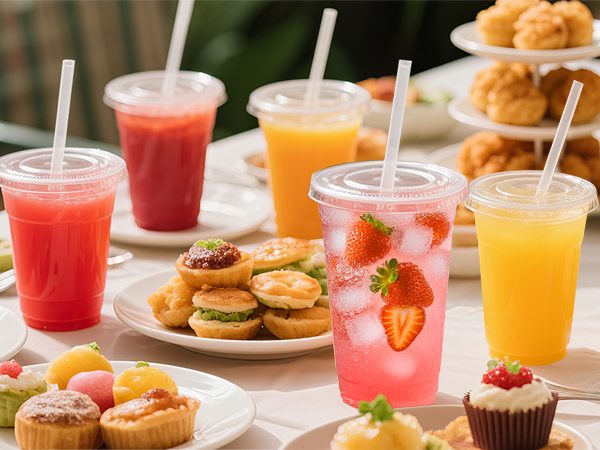 plastic coffee cups with lids