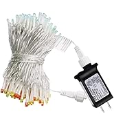 Christmas Lights 69.6Ft 200 LED String Lights Indoor, Outdoor Xmas Tree Lights Waterproof, 8 Ligh...