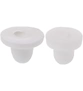 100 Pcs White Anti-Pain Earring Back Pads Silicone Cushion for Clip on Earrings, Earring Backs an...