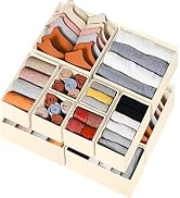 Criusia Drawer Organizer Clothes 12 Pack, Dresser Organizer for Nursery Bedroom Closet Organizati...