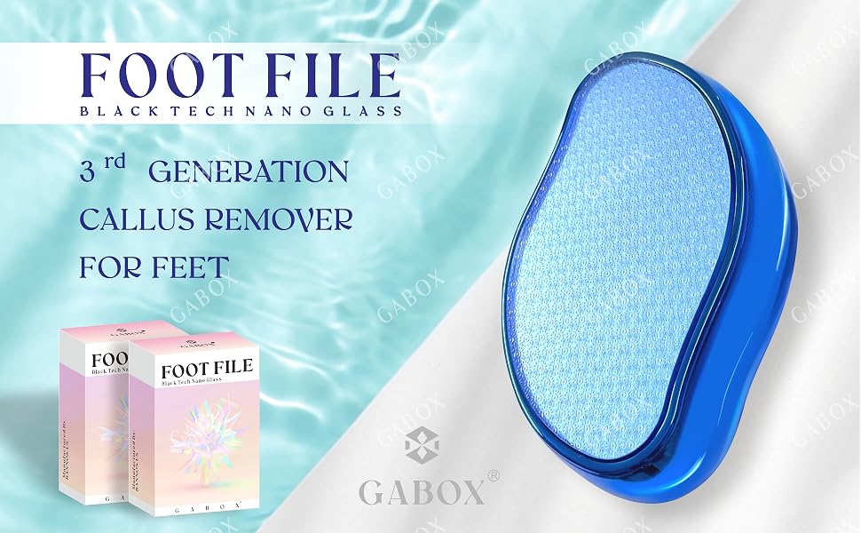 CRYSTAL GLASS FOOT FILE (FF-05A)