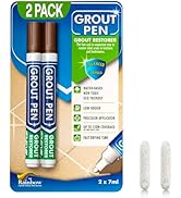 Grout Pen Brown Tile Paint Marker: Waterproof Grout Paint, Tile Grout Colorant and Sealer Pen - N...