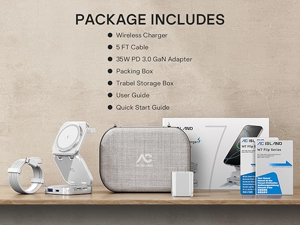 AC ISLAND 5 in 1 charger for apple products