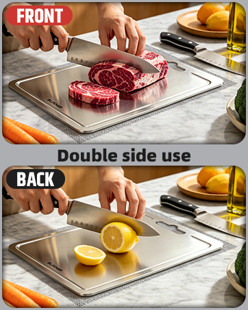 double sided titanium cutting board