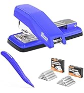 Marsrock Heavy Duty Swing-Arm Swivel Stapler, 50 Sheet Capacity, 2000 Staples and Staple Remover,...
